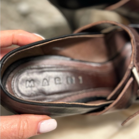 🔥Marni Scarpa platform‎ pump with box - brown & black from Neiman Marcus🔥 - Picture 6 of 10